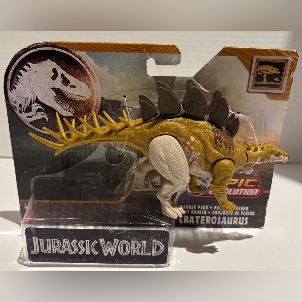 Craterosaurus Action Figure - Yellow and White